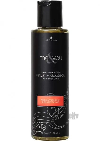 Couples Sensuva Me You Massage Oil Passion Fruit 42oz Couples Sensuva Me You Massage Oil Passion Fruit 42oz