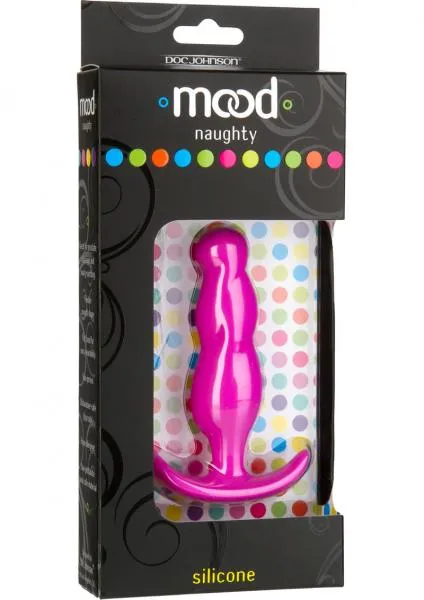 Mood Naughty 3 Anal Plug Silicone Pink 35 Inch Doc Johnson Anal Mood Naughty 3 Anal Plug Silicone Pink 35 Inch Doc Johnson Anal