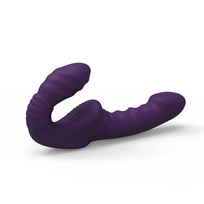 Female Sex Toys mysite Remote Control Vibrating Strapless Dildo Couples