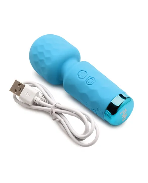Bang Mini Silicone Wand Blue Xr LLC Vibrators Bang Mini Silicone Wand Blue Xr LLC Vibrators