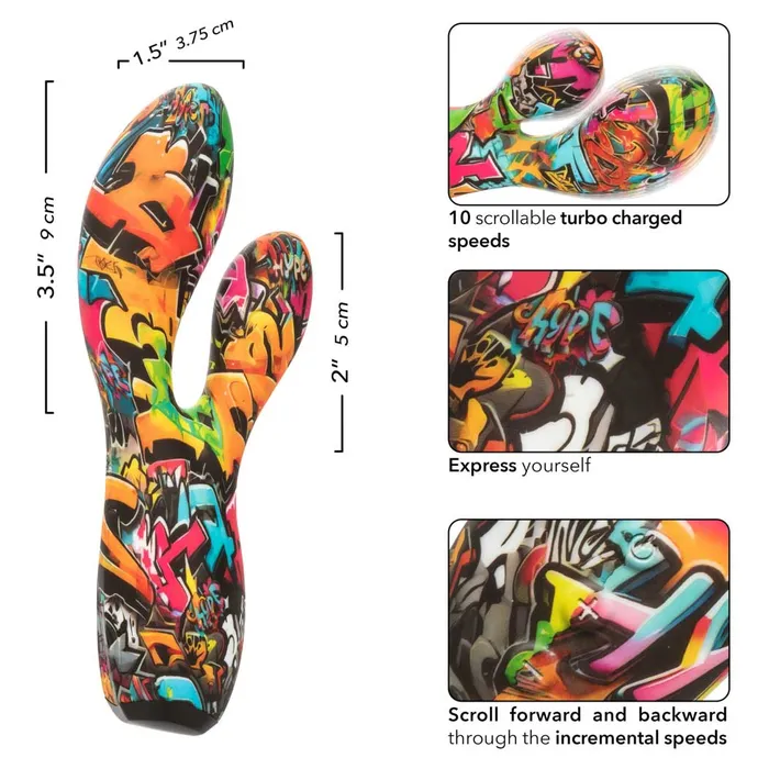 CalExotics Hype Dual Stim Vibrator CalExotics Vibrators