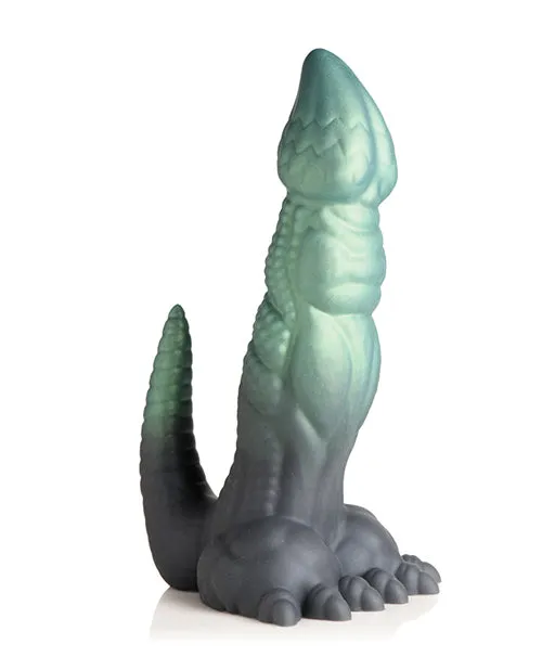 Creature Cocks Dickosaur Dinosaur Silicone Dildo BlackTeal Xr LLC Dildos