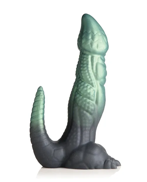 Creature Cocks Dickosaur Dinosaur Silicone Dildo BlackTeal Xr LLC Dildos