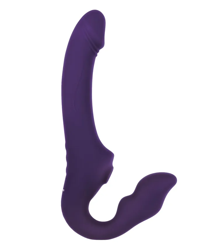 Evolved 2 Become 1 Strapless Strap On Purple Evolved Novelties INC Vibrators