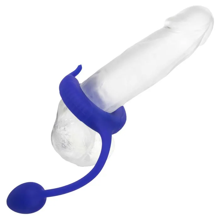 Male Sex Toys CalExotics Admiral Plug and Play Weighted Cock Ring CalExotics