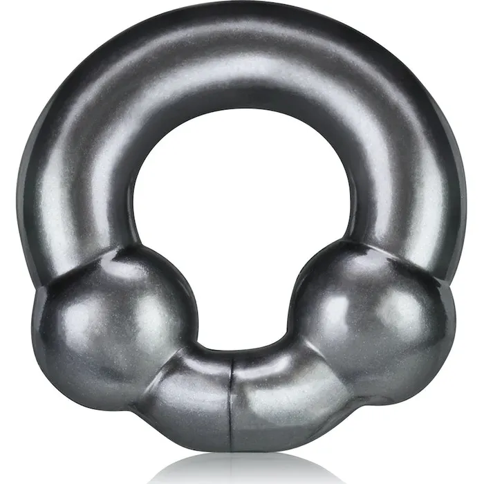 OxBalls OxBalls Ultraballs Cockring 2pack Steel and Red Male Sex Toys