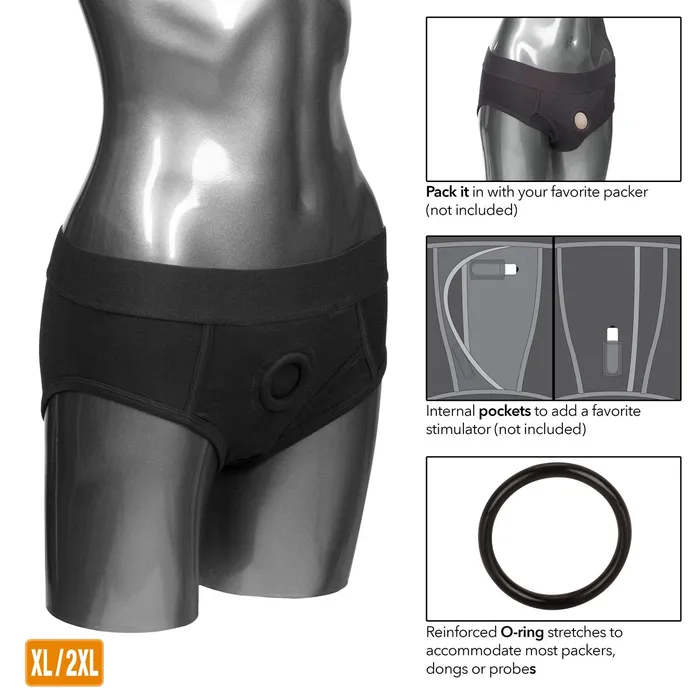 Packer Gear Brief Harness CalExotics Female Sex Toys Packer Gear Brief Harness CalExotics Female Sex Toys