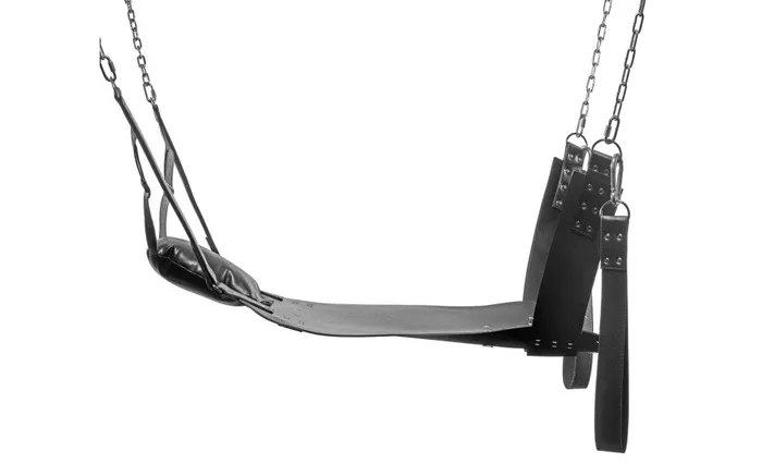 Strict Extreme Bondage Sling Leather Black Strict Restraints