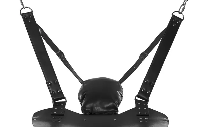Strict Extreme Bondage Sling Leather Black Strict Restraints