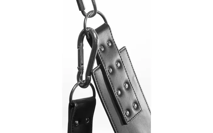 Strict Extreme Bondage Sling Leather Black Strict Restraints