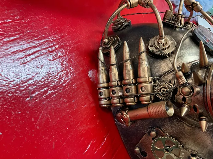 Up4Drea Vibrators steampunk compass and bullets