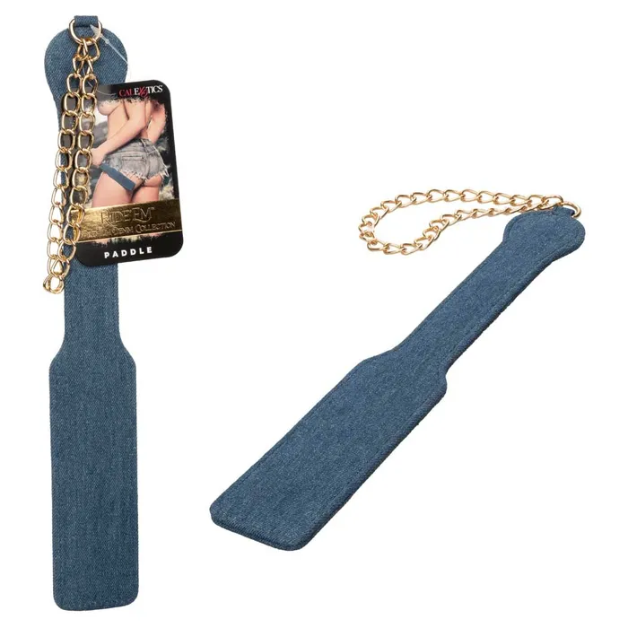 Vibrators CalExotics CalExotics Ride em Premium Denim Paddle