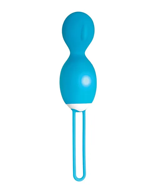 Vibrators Evolved Twistin The Night Away Kegel Rechargeable Blue Evolved Novelties INC