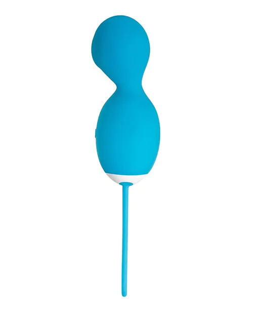 Vibrators Evolved Twistin The Night Away Kegel Rechargeable Blue Evolved Novelties INC