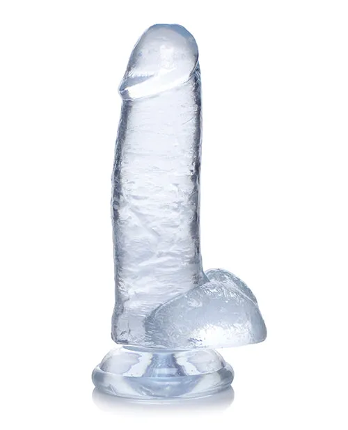 Dildos Curve Novelties Curve Novelties Jock CThru 7 Dong wBalls Clear