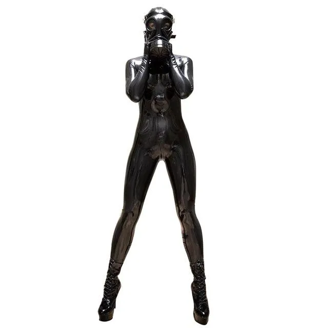 Vibrators Own Pleasures Latex Catwoman Costume S to XXL