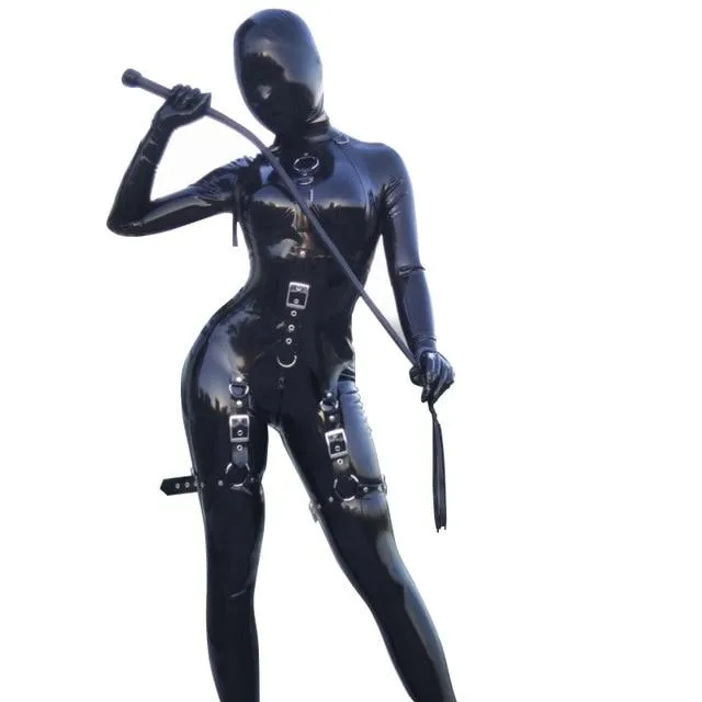 Vibrators Own Pleasures Latex Catwoman Costume S to XXL
