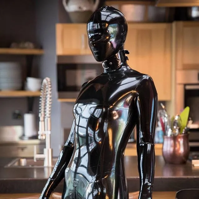 Vibrators Own Pleasures Latex Catwoman Costume S to XXL